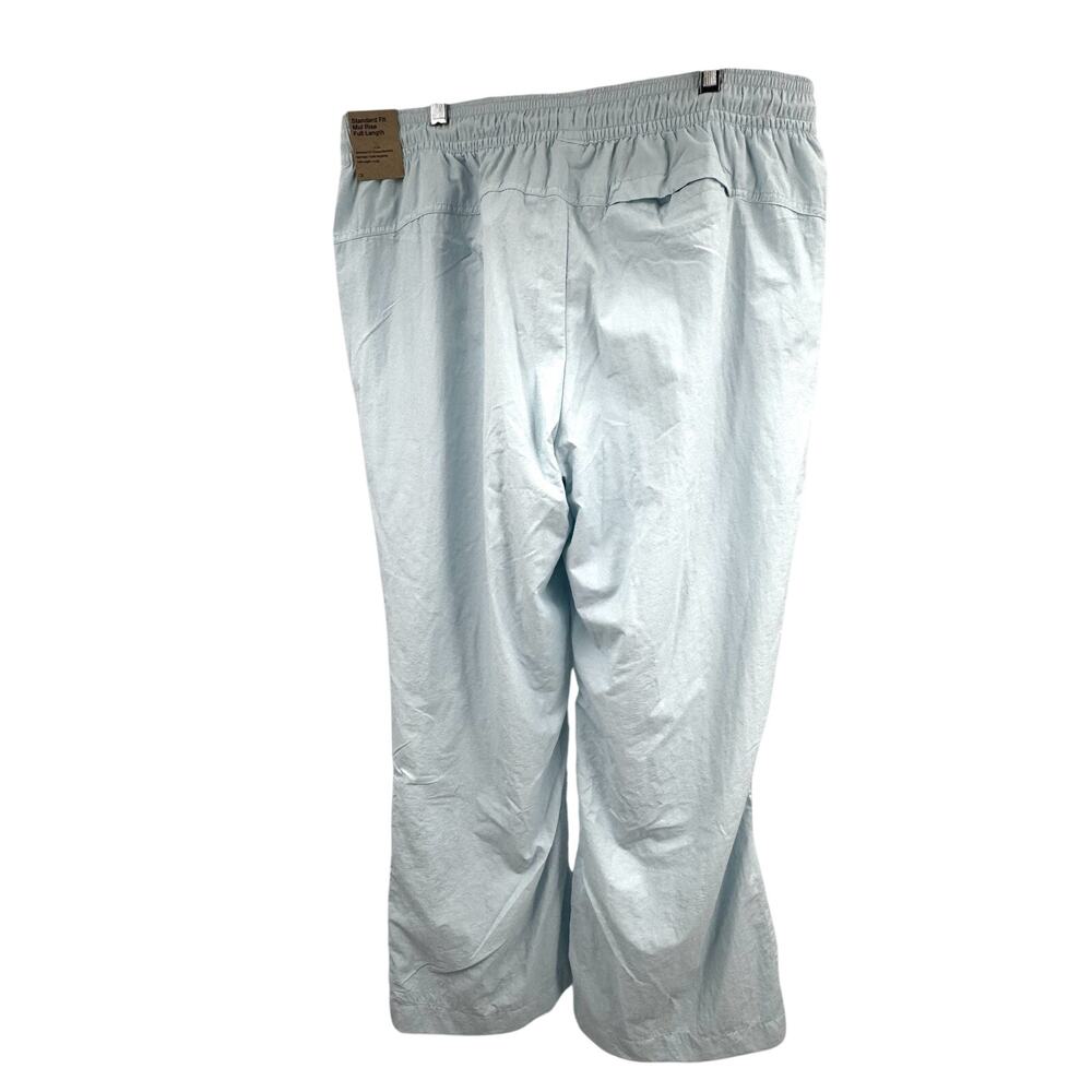 Nike Sportswear Collection Mid-Rise Repel Zip Trousers Womens XL Glacier Blue